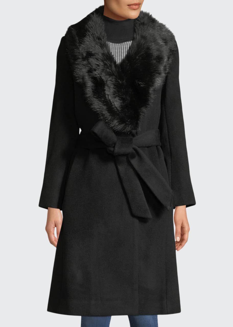 Club monaco fur coat clearance
