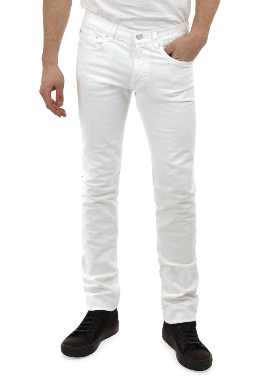 Acne Studios Ace White Denim Jeans Bergdorf Goodman