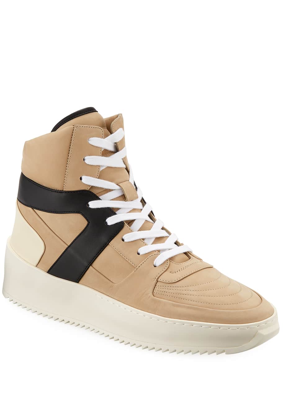 Fear of god online men's basketball leather sneakers