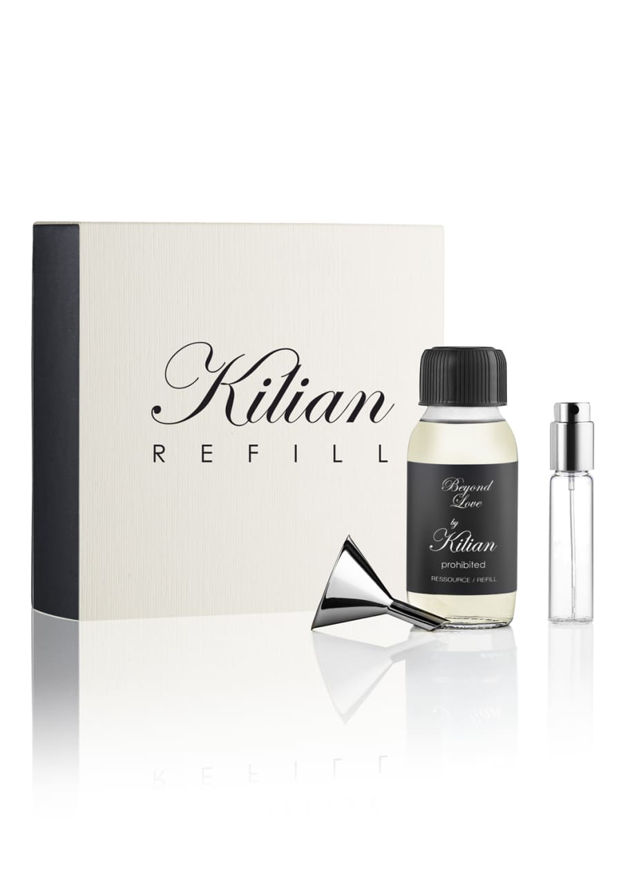 Kilian Beyond Love Prohibited Refill with its funnel and Pump 50