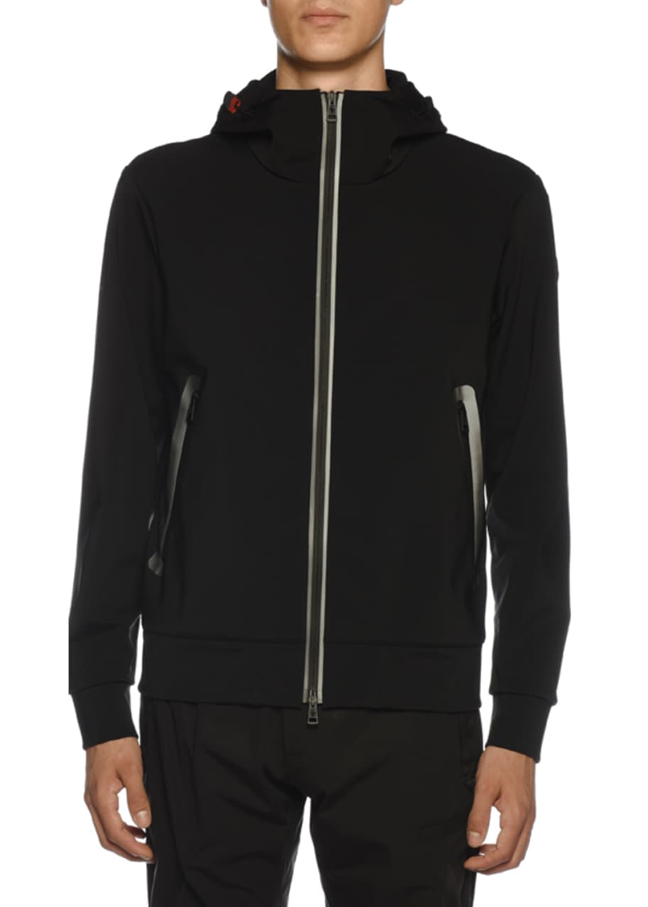 Moncler Men's Derek Hooded Zip-Front Jacket - Bergdorf Goodman