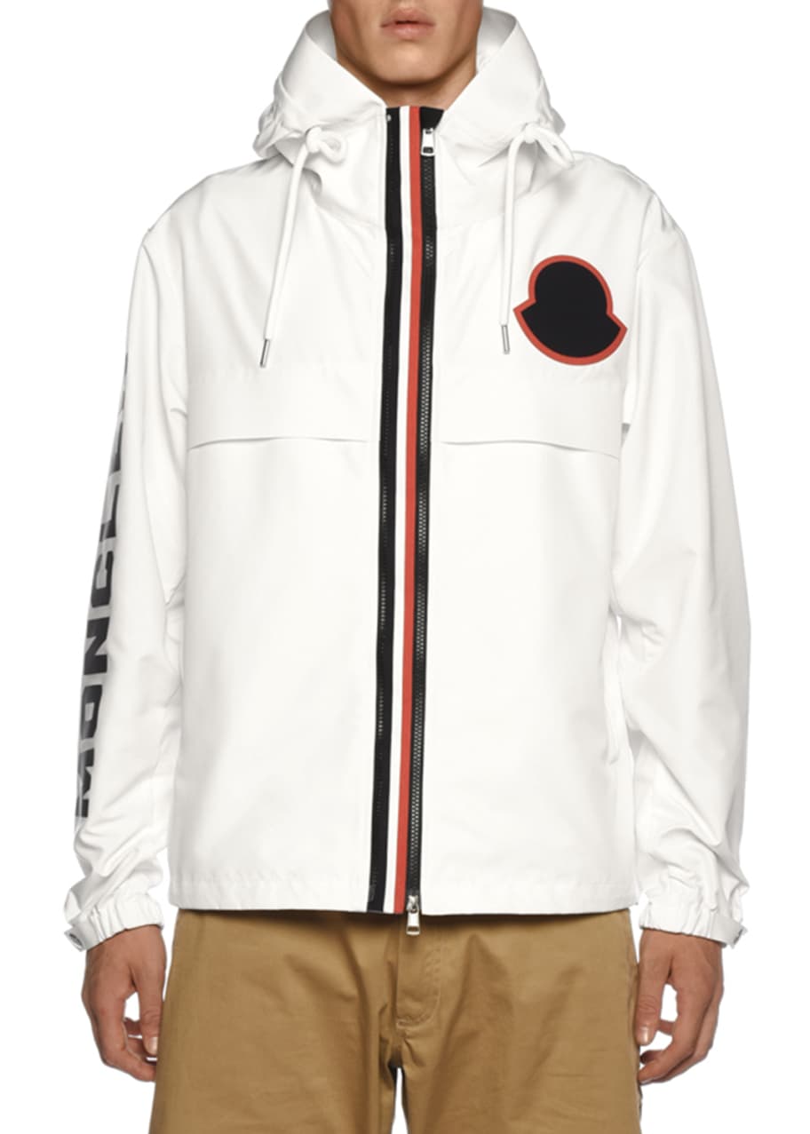 Moncler Men's Montreal Contrast-Trim Jacket - Bergdorf Goodman