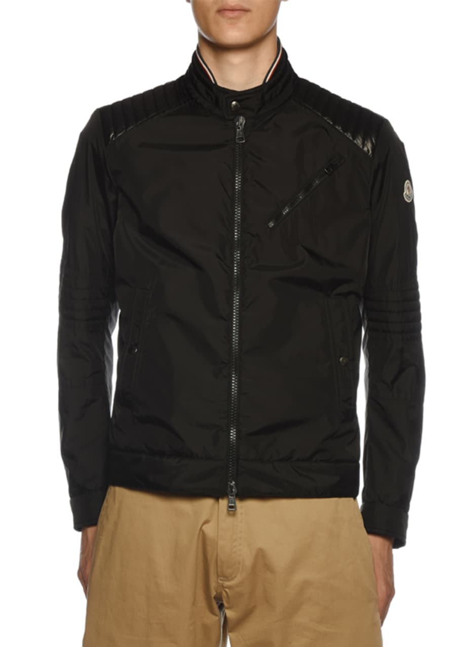 Moncler Men's Premont Biker Jacket - Bergdorf Goodman