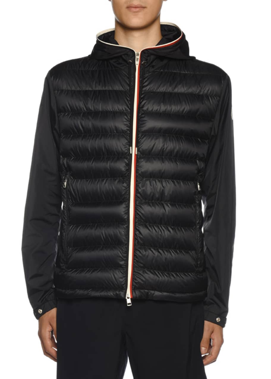 Moncler Men's Alavoine Down Knit Combo Jacket - Bergdorf Goodman