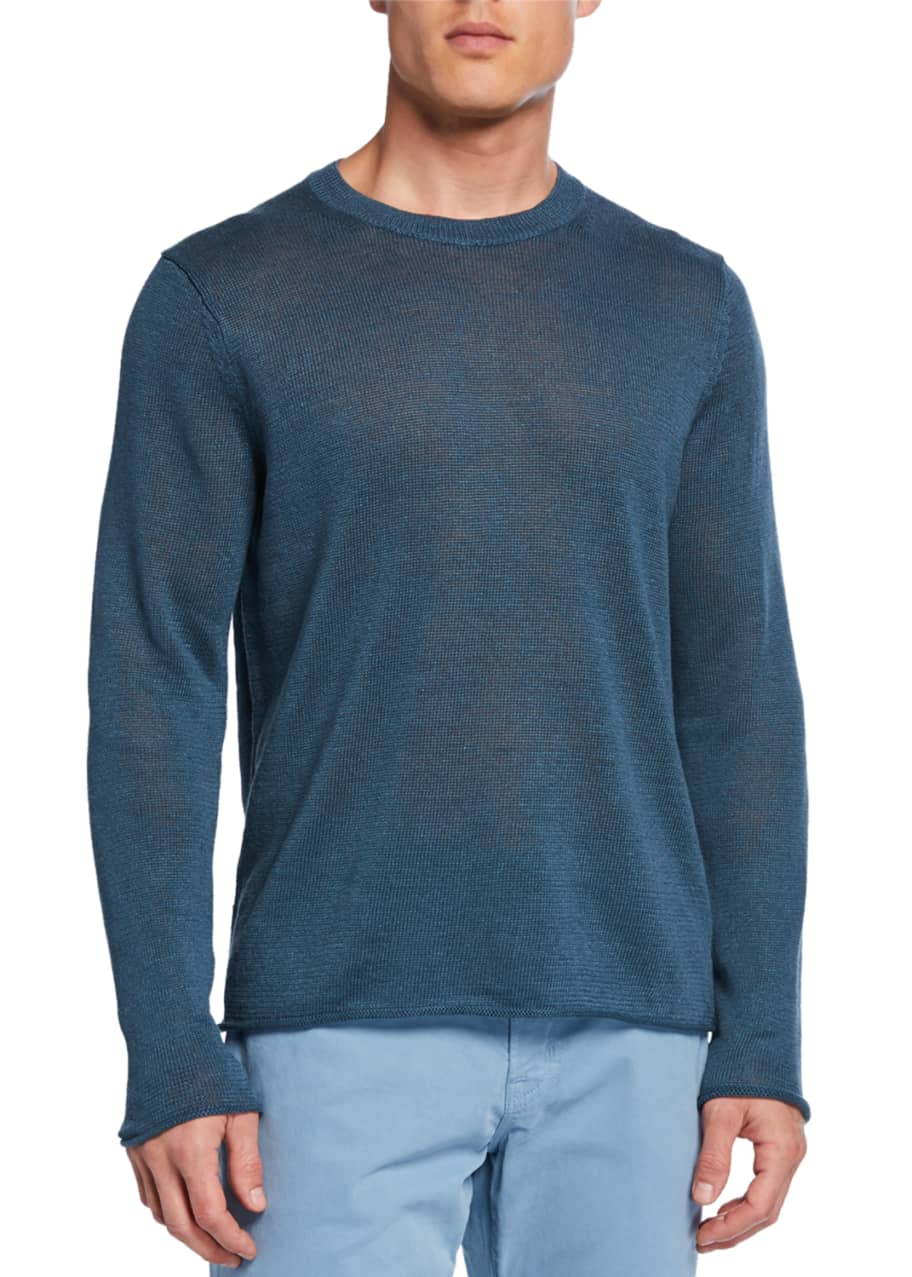 Linen sweater mens hotsell
