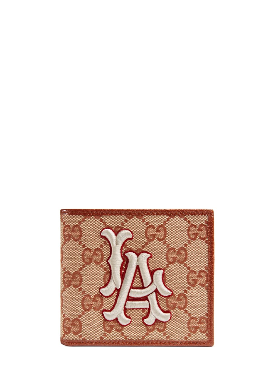 Gucci Men's LA Angels GG Supreme Wallet - Bergdorf Goodman