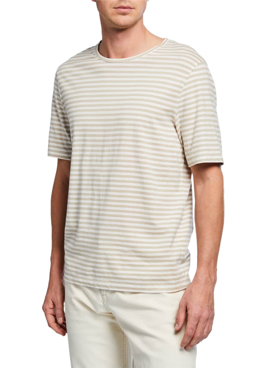 Vince Men's Short-Sleeve Stripe T-Shirt - Bergdorf Goodman