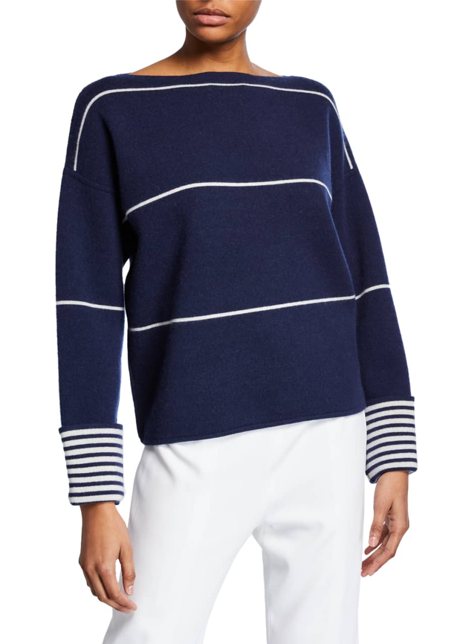 Club monaco striped sweater cheap