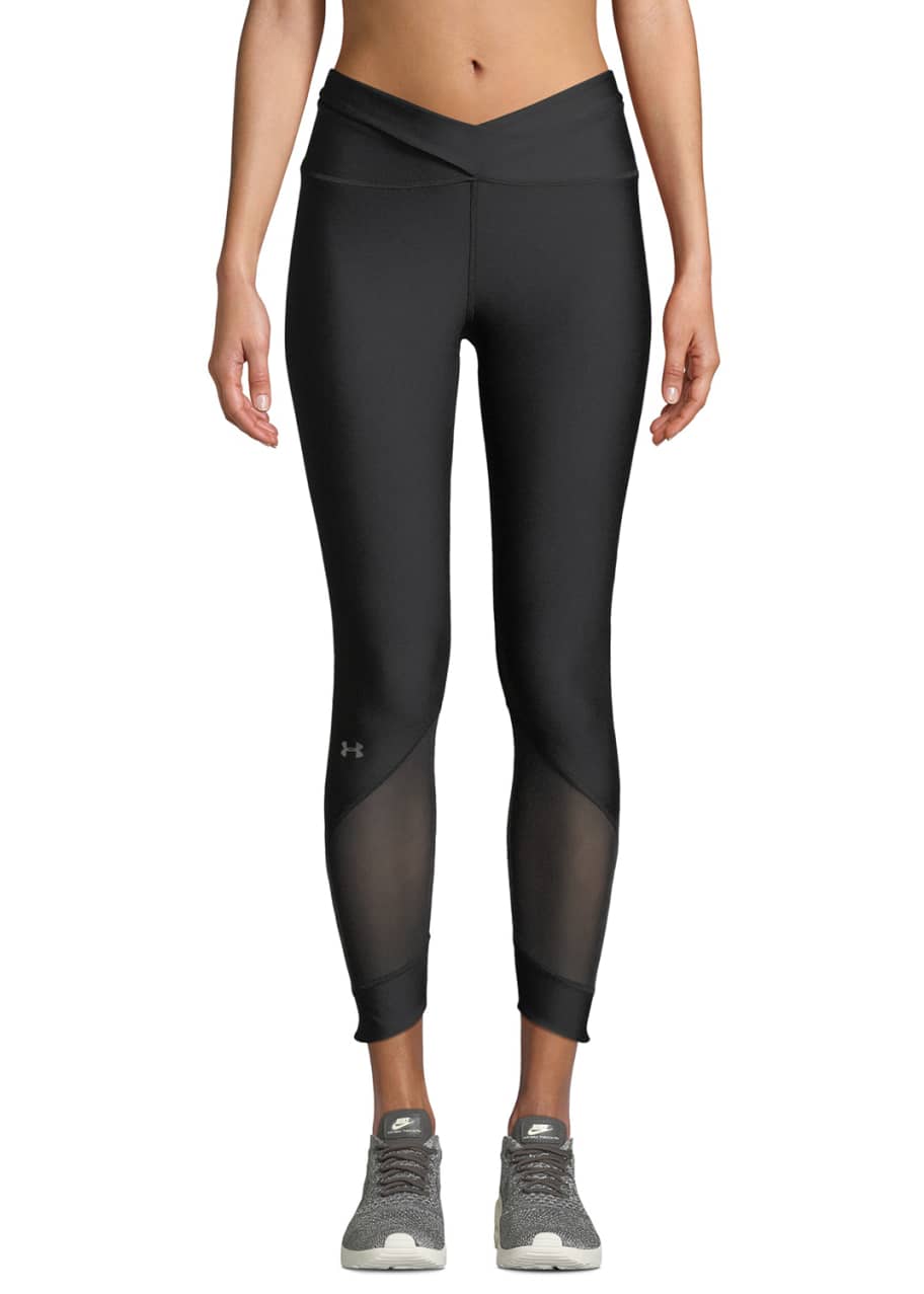 Under Armour Anklette Mesh Cropped Leggings - Bergdorf Goodman