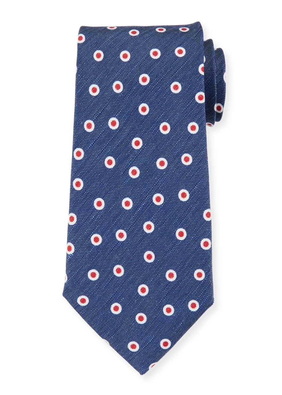 Image 1 of 1: Camargue Small-Circle Tie, Multi