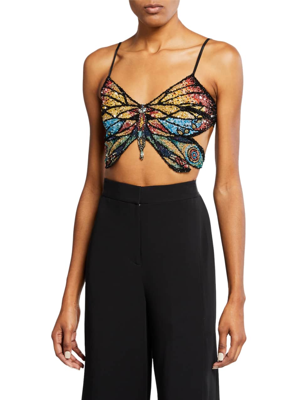 Butterfly bustier top Clearance