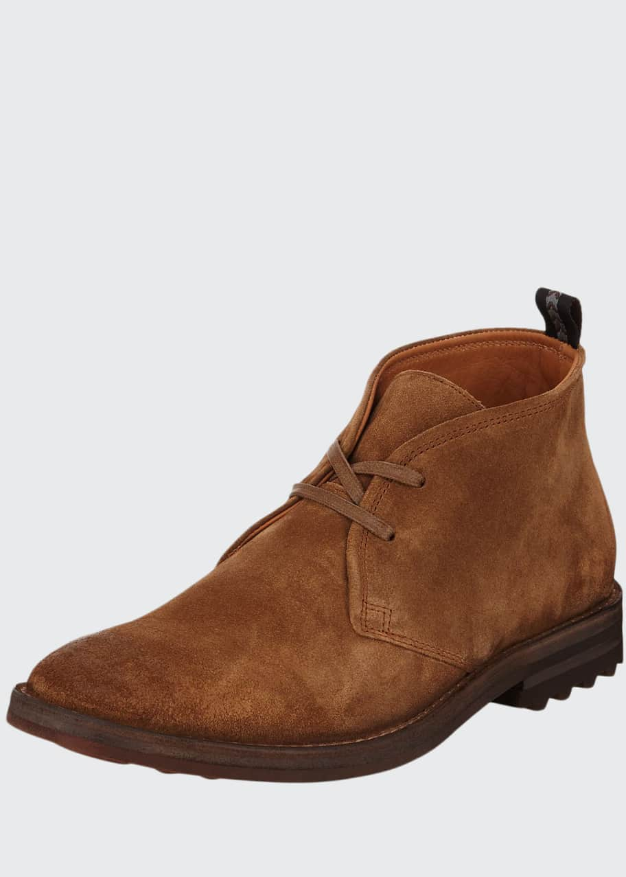 John Varvatos Men's Stanton Suede Chukka Boots - Bergdorf Goodman