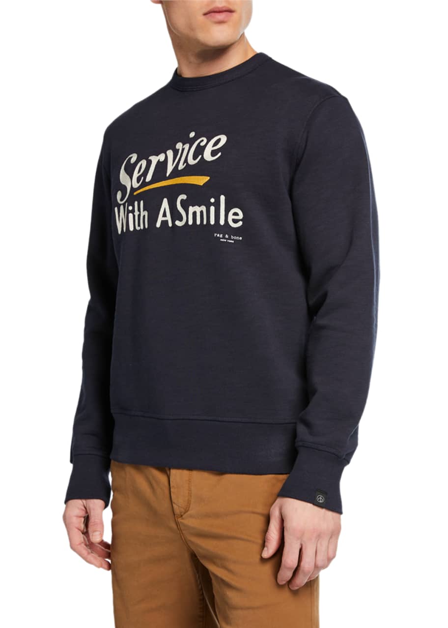 Rag and bone sweatshirt mens on sale