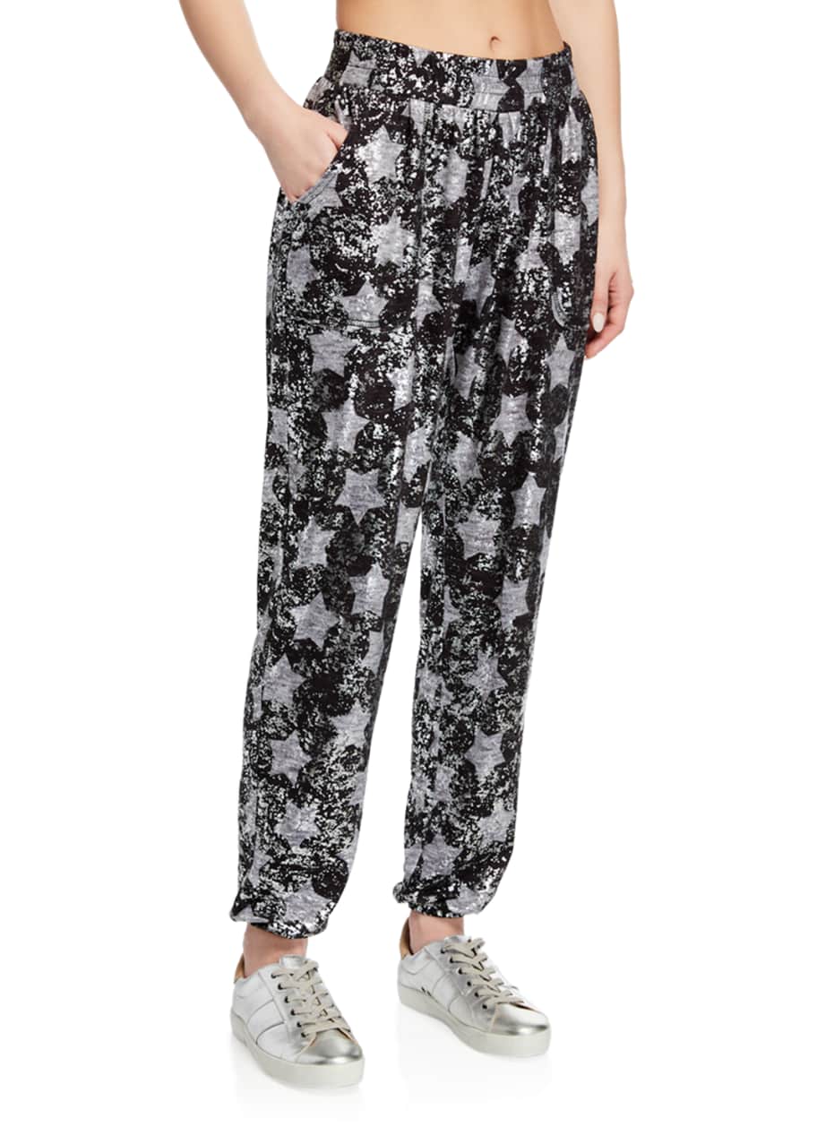 Terez foil shop printed joggers