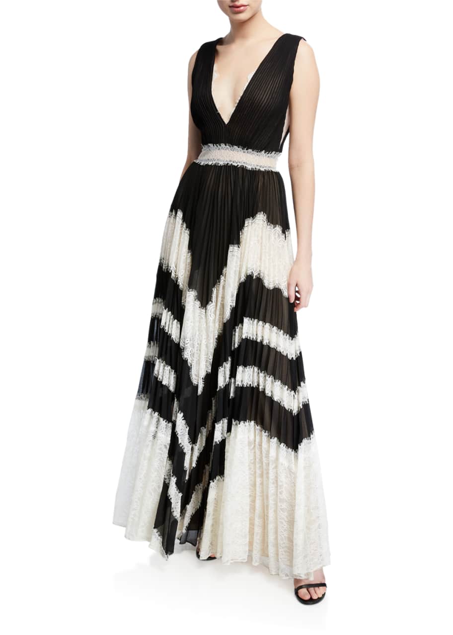 Alice and olivia pleated dress sale