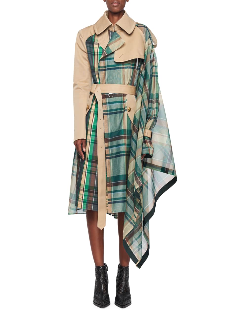 Sacai trench hotsell coat