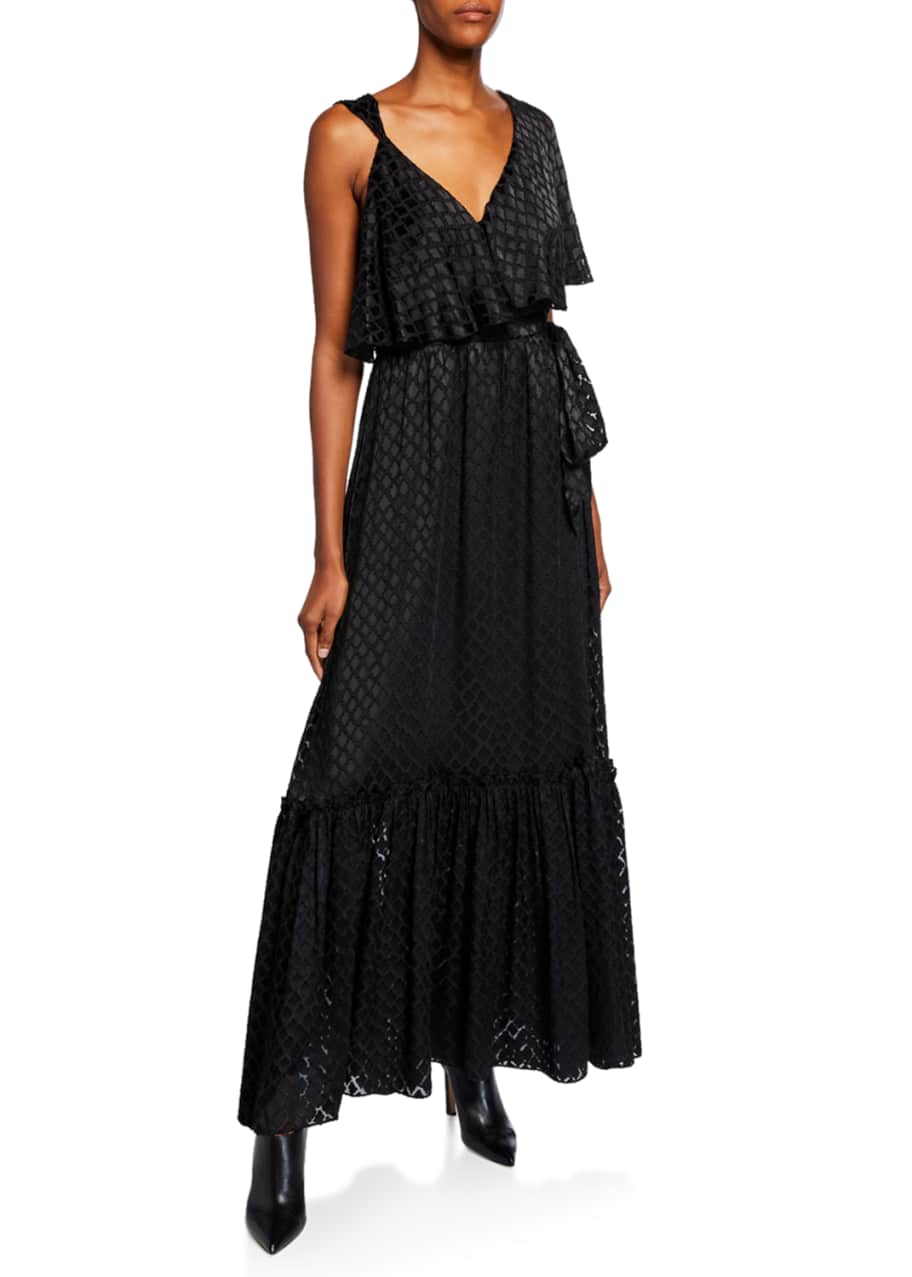 Ella high low formal wrap dress new arrivals