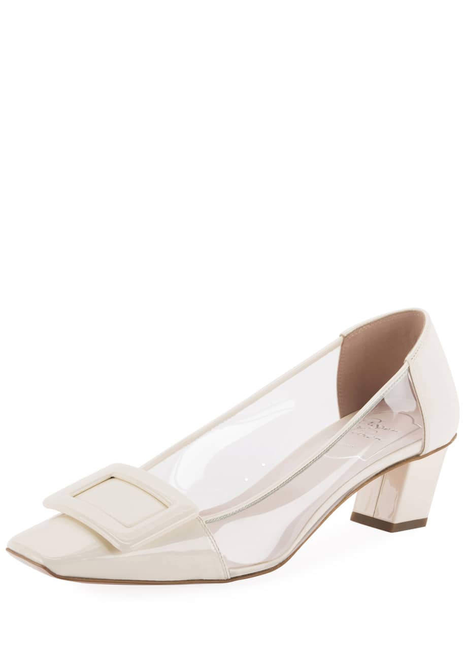 Roger Vivier Belle Vivier 45mm PVC Pumps - Bergdorf Goodman