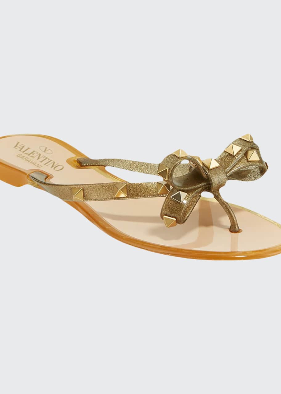 valentino jelly bow sandals