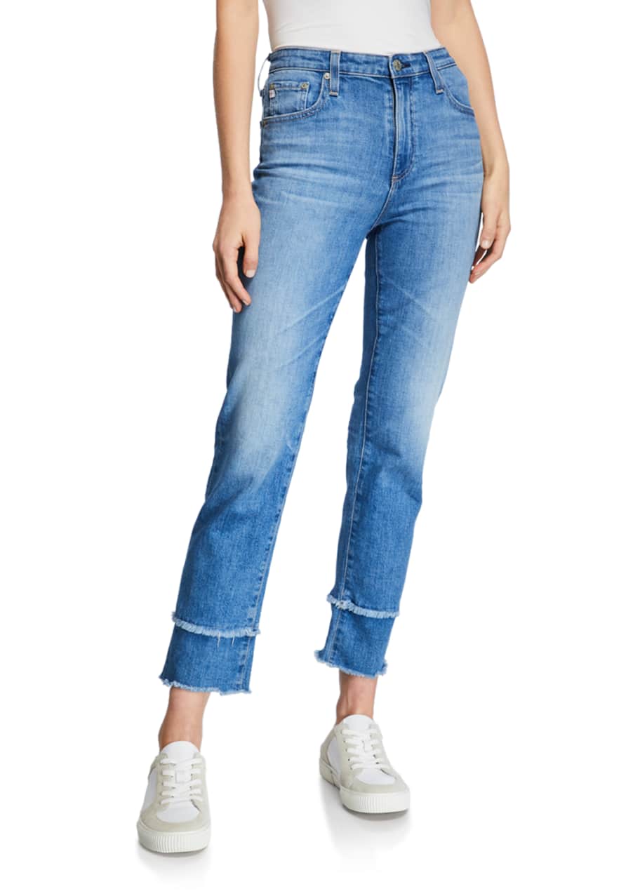 Ag isabelle high rise straight new arrivals crop