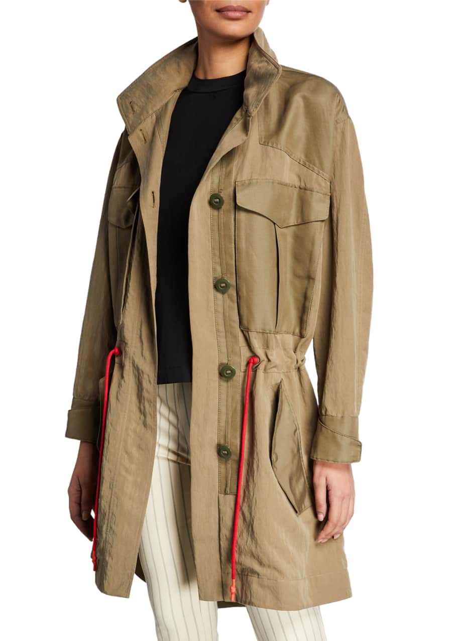 Rag Bone Voltaire Hooded Button Front Parka Bergdorf Goodman