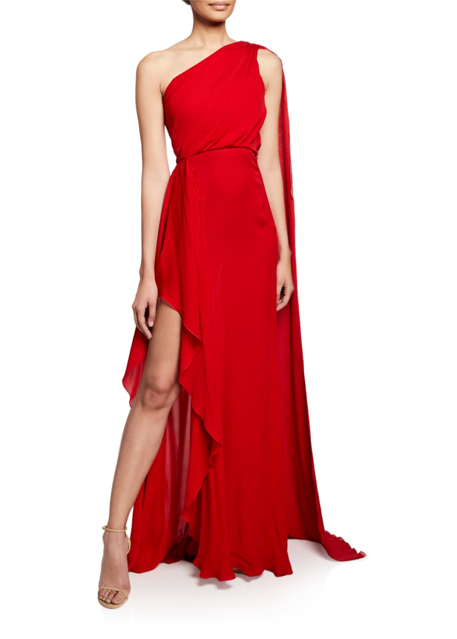 Elie saab one shoulder dress sales