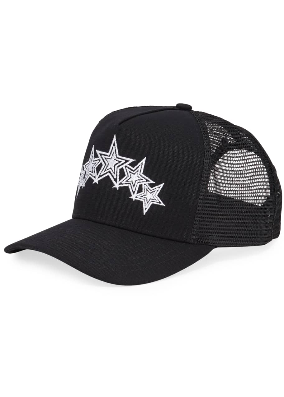 Image 1 of 1: Men's Embroidered Five-Star Trucker Hat