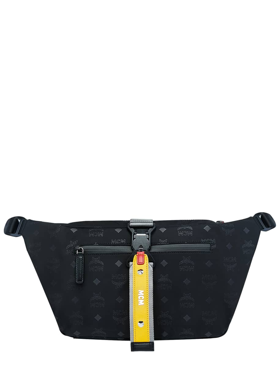 Men s Resnick Large Monogrammed Nylon Belt Bag