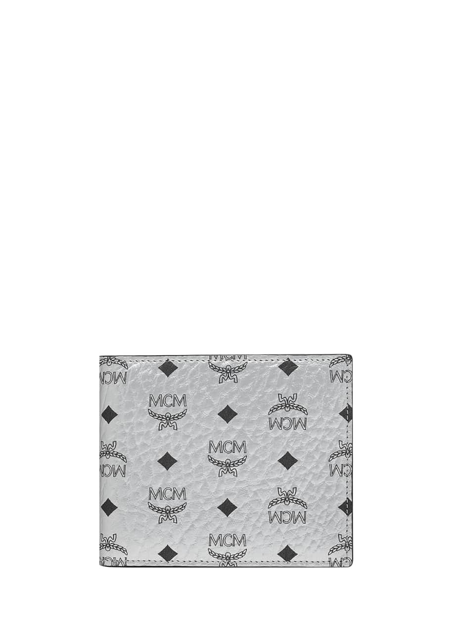 MCM Men's Visetos Leather Crossbody Bag - Bergdorf Goodman