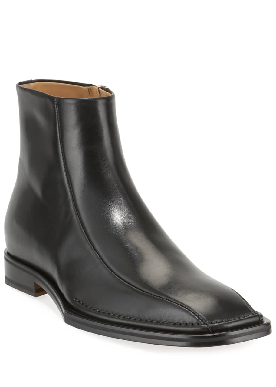 Mens side zip ankle boots cheap