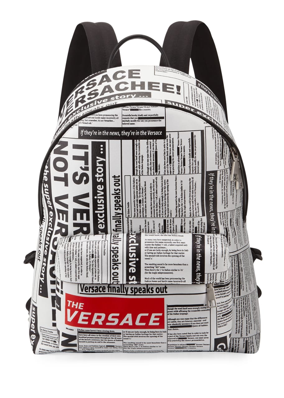 versace backpack men