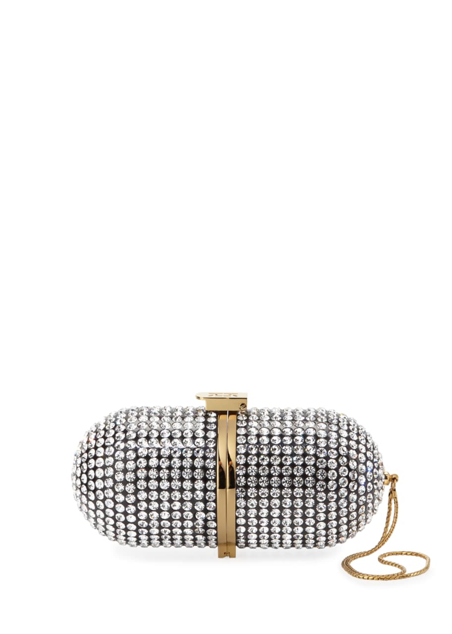 Marzook Brass and Crystal Pill Bag - Fashion