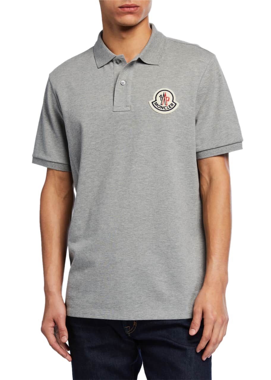 Moncler big logo polo sale
