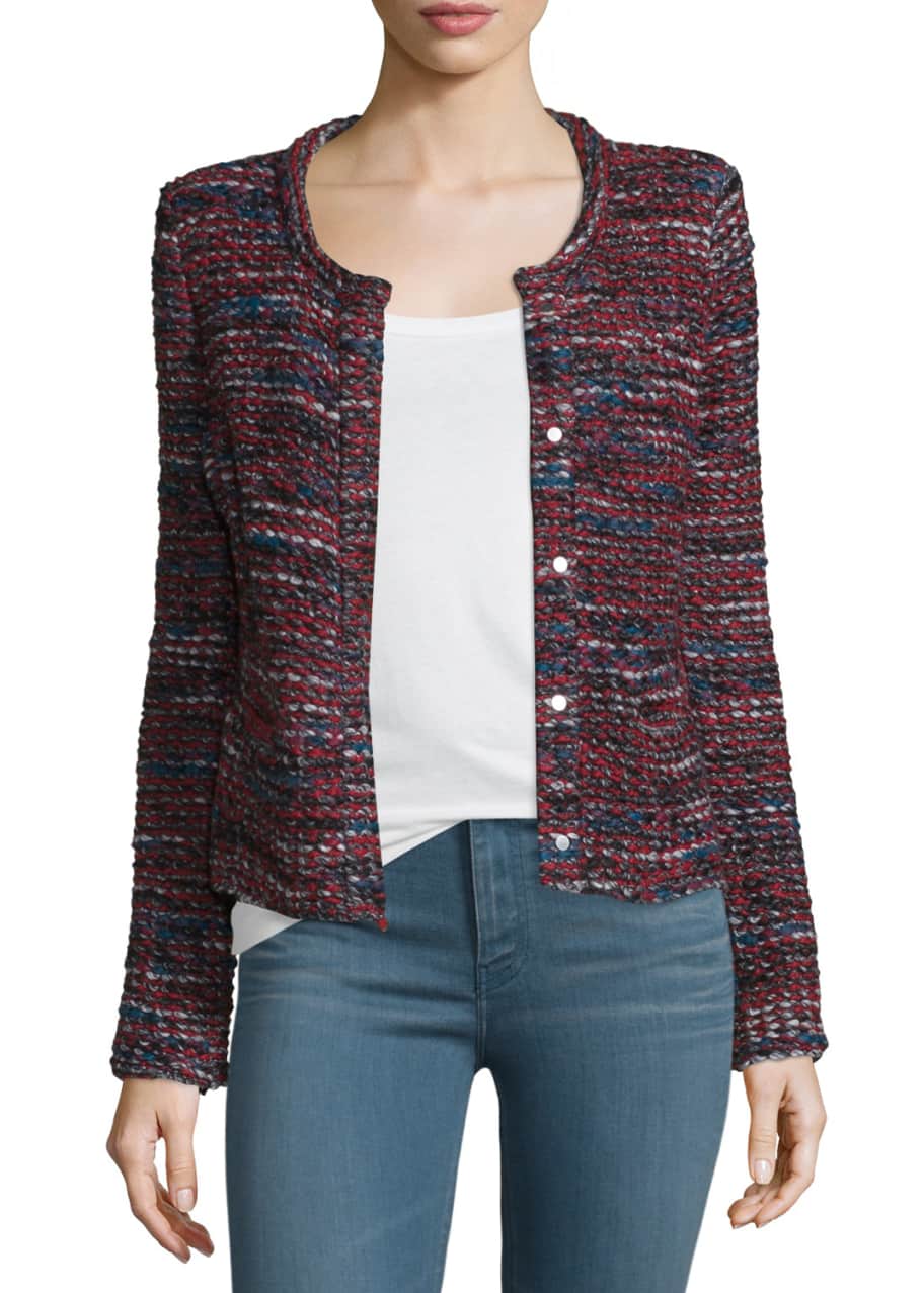 Iro red tweed jacket sale