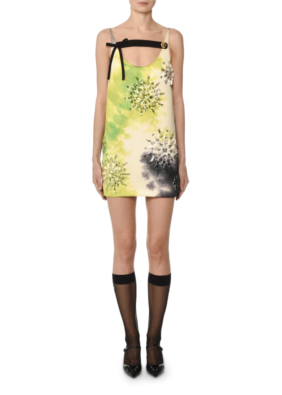 Prada tie cheap dye dress