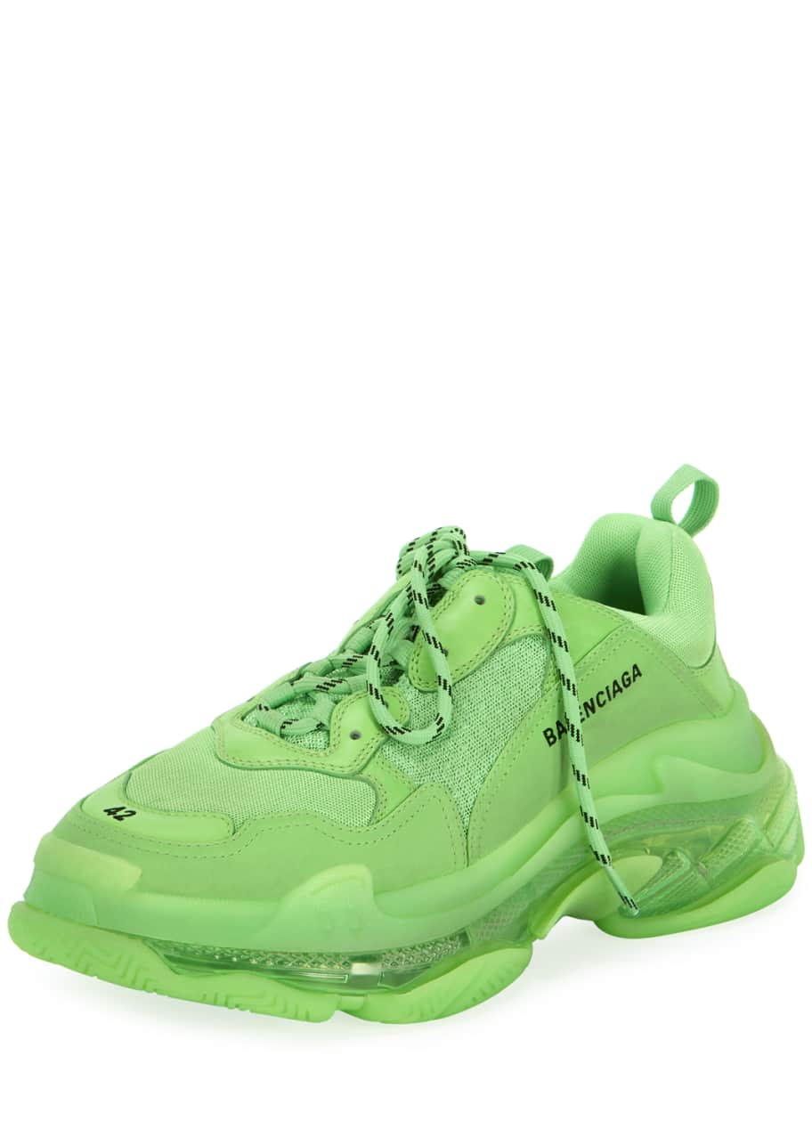 balenciaga men's triple s platform sneakers