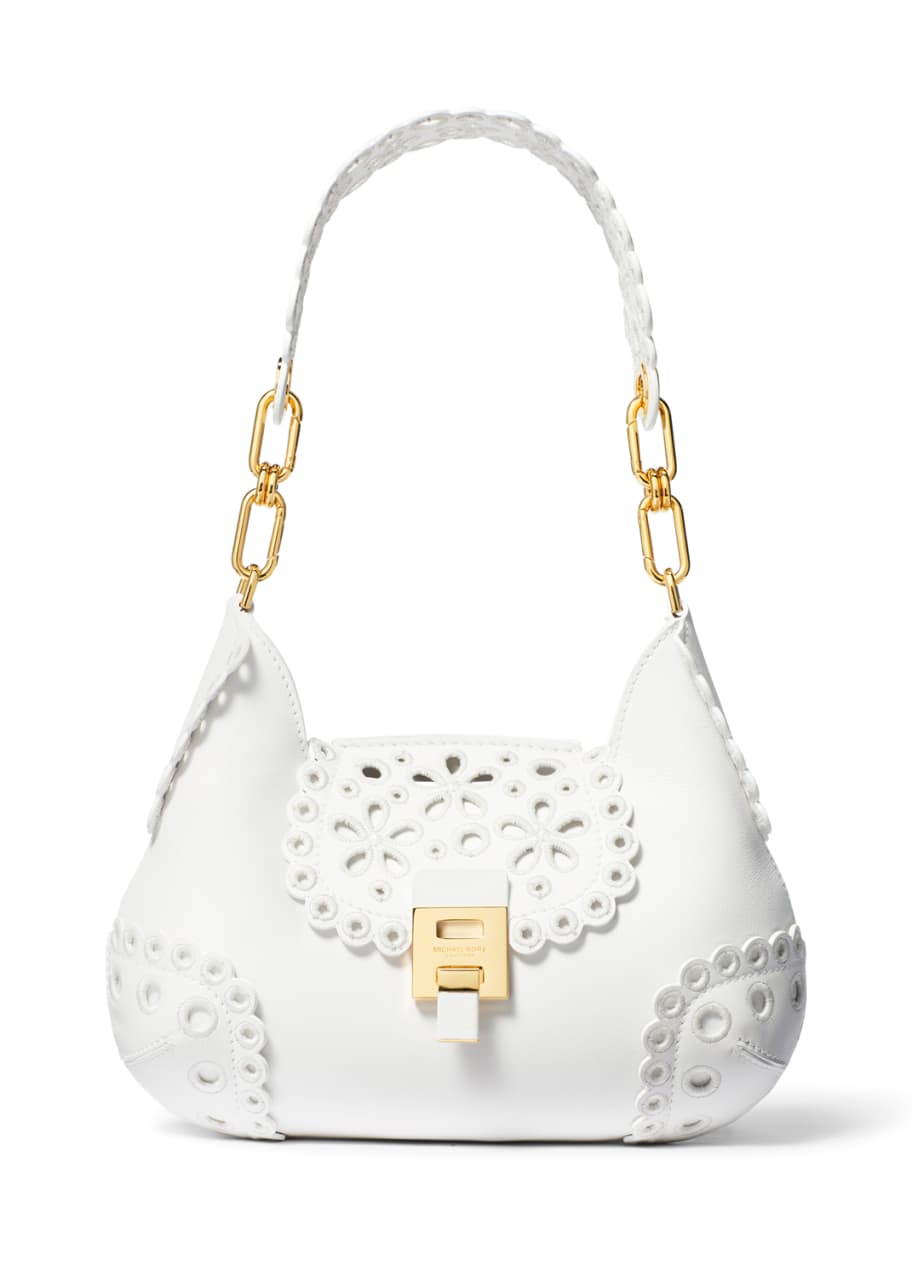 Michael Kors Bancroft Embroidered Shoulder Bag - Bergdorf Goodman