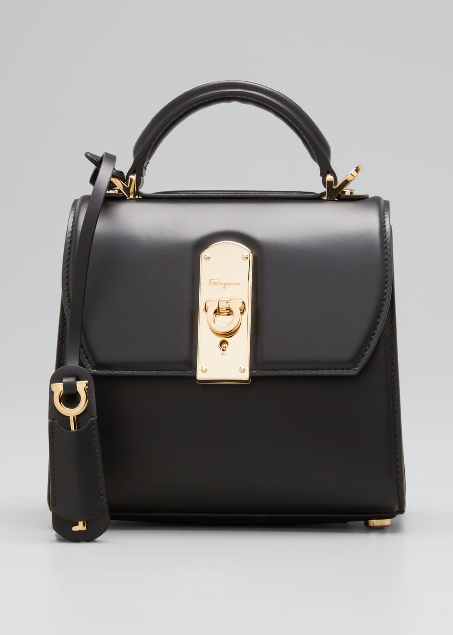 Salvatore Ferragamo Boxyz Piccolo Leather Shoulder Bag Bergdorf Goodman