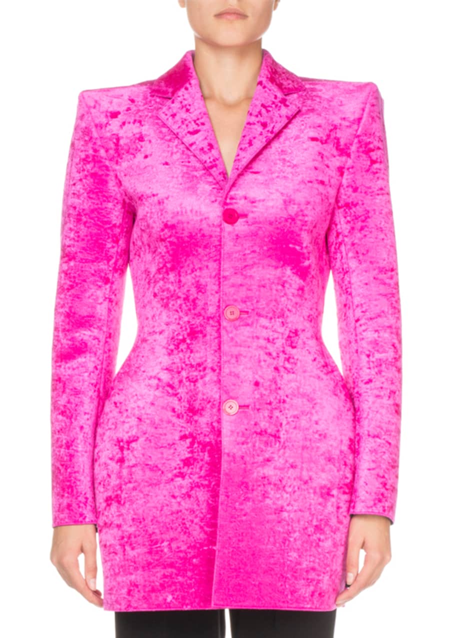 Balenciaga pink blazer clearance
