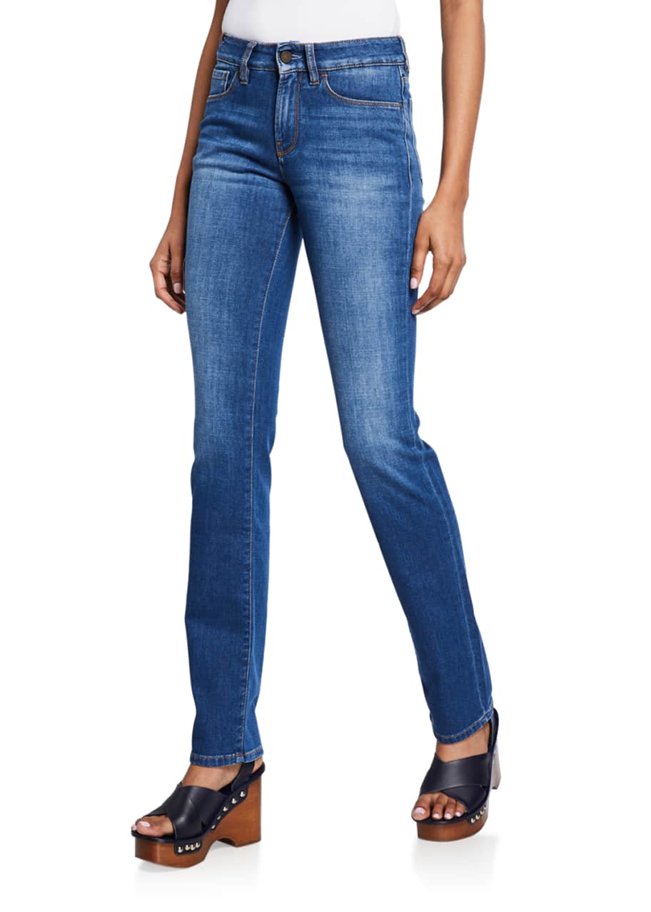 Image 1 of 1: Nerium High-Rise Straight Jeans