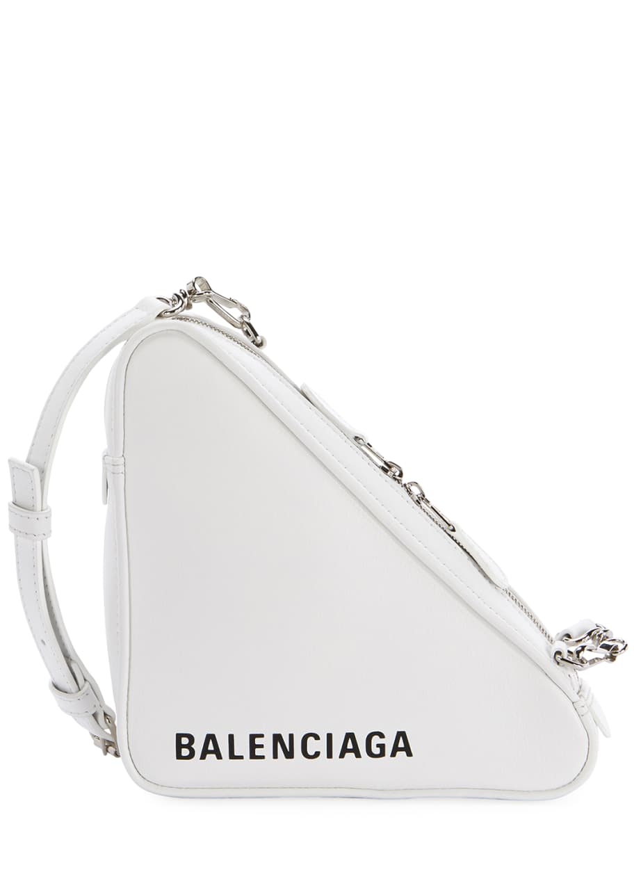 balenciaga triangle pouch crossbody bag