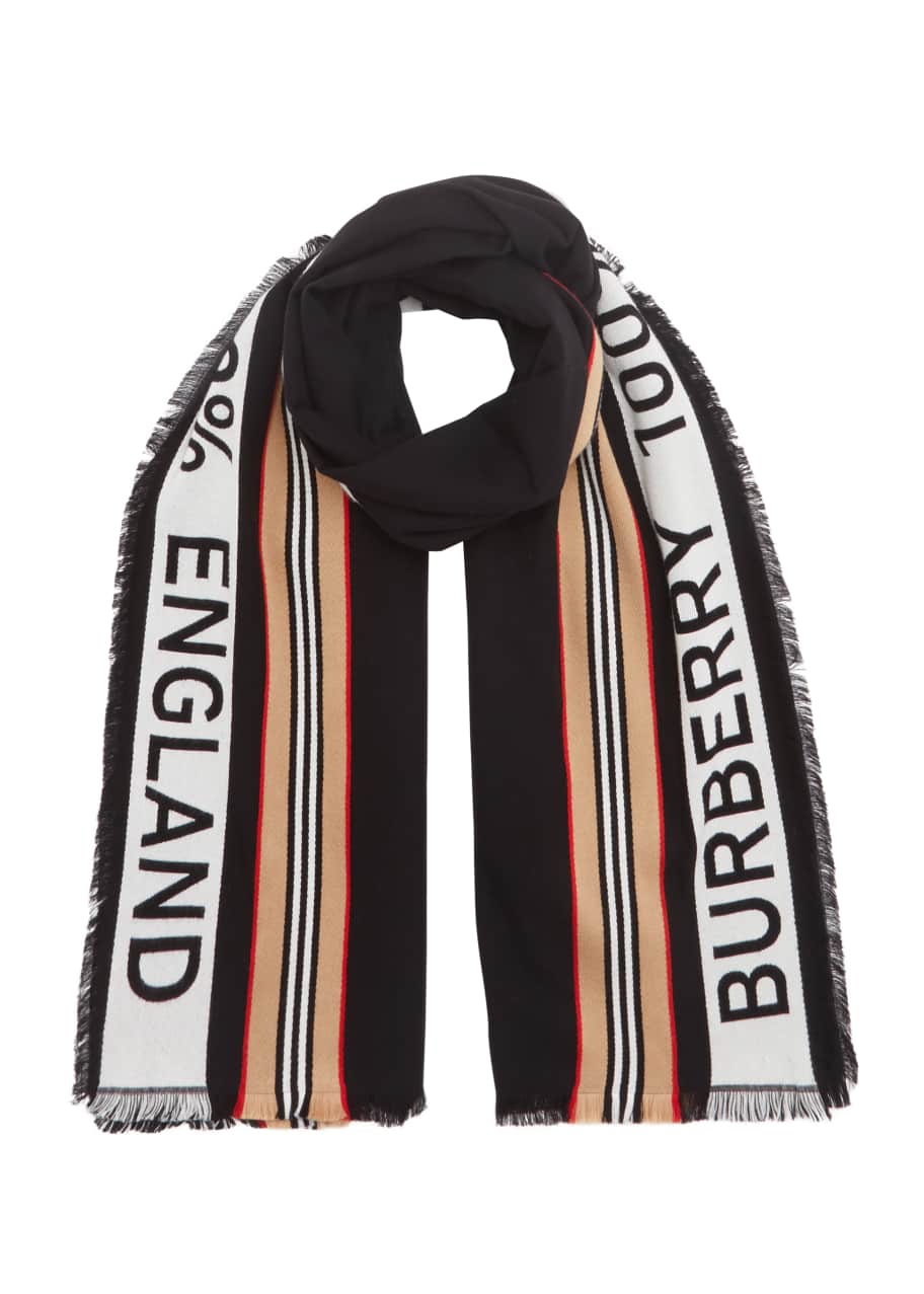 Burberry cotton scarf sale