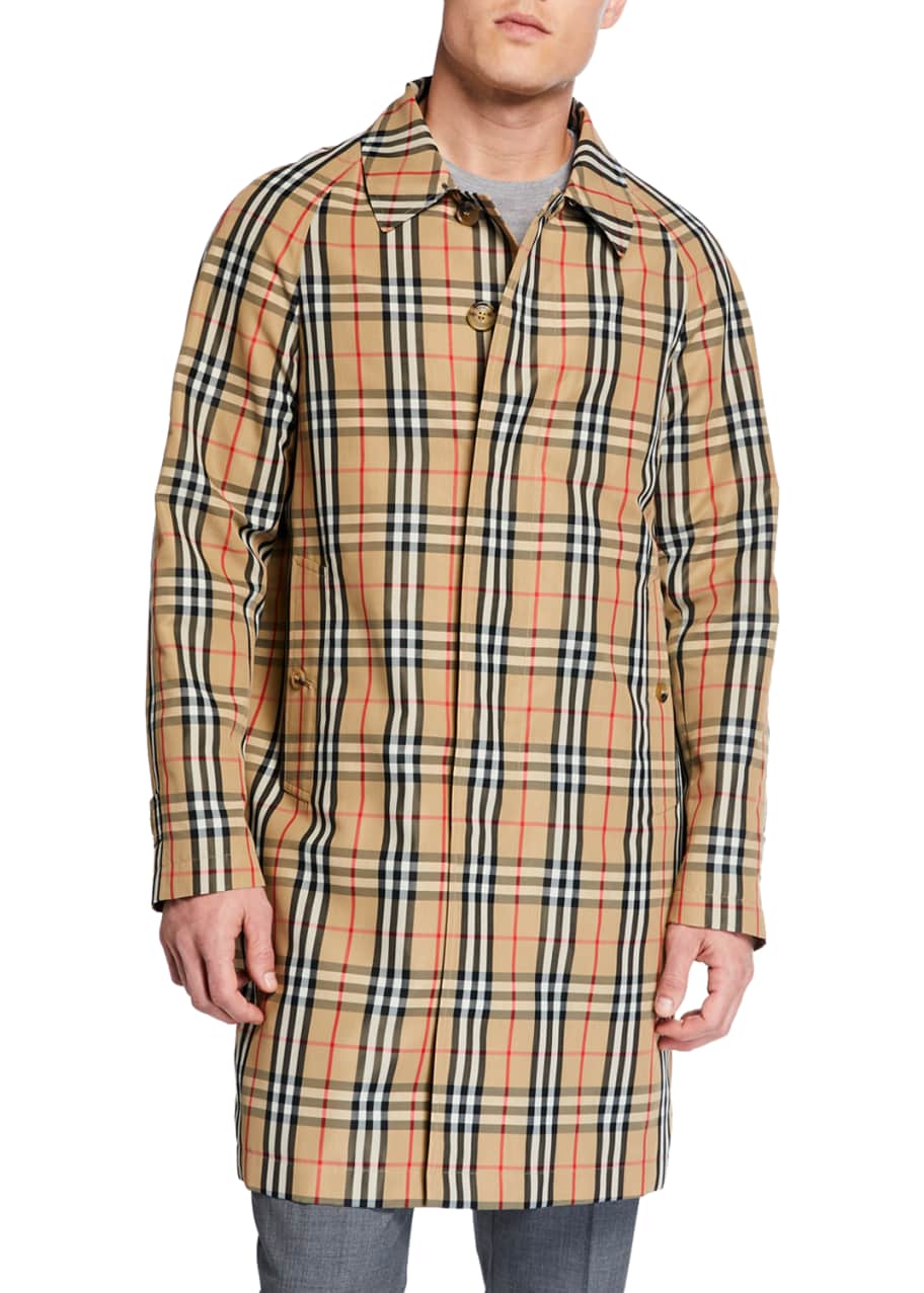 Burberry mens rain coat 2025