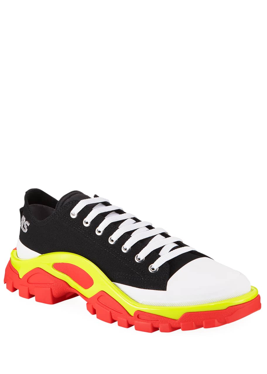 adidas by Raf Simons Men s Detroit Runner Canvas Sneakers Black