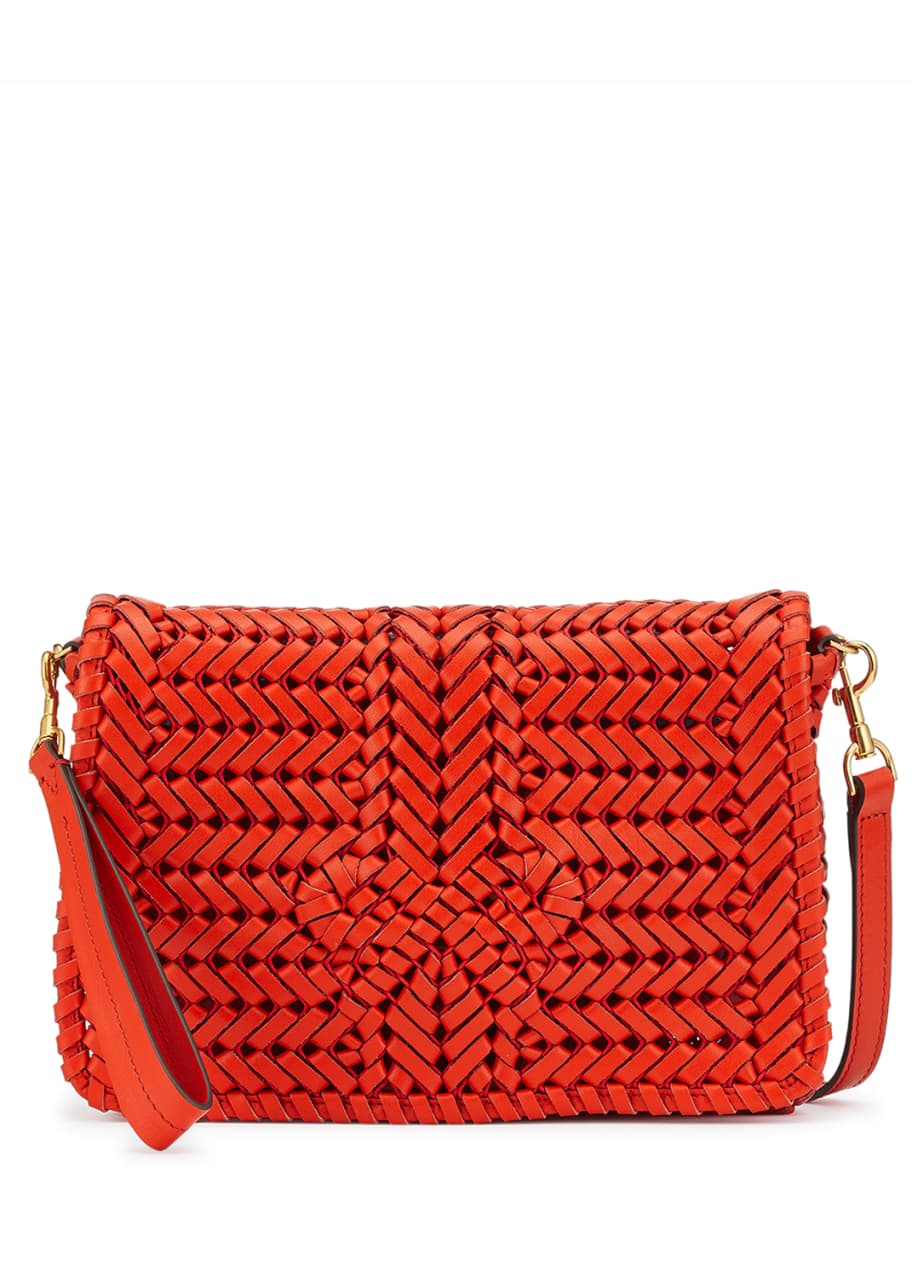Anya Hindmarch The Neeson Woven Leather Crossbody Bag Bergdorf Goodman