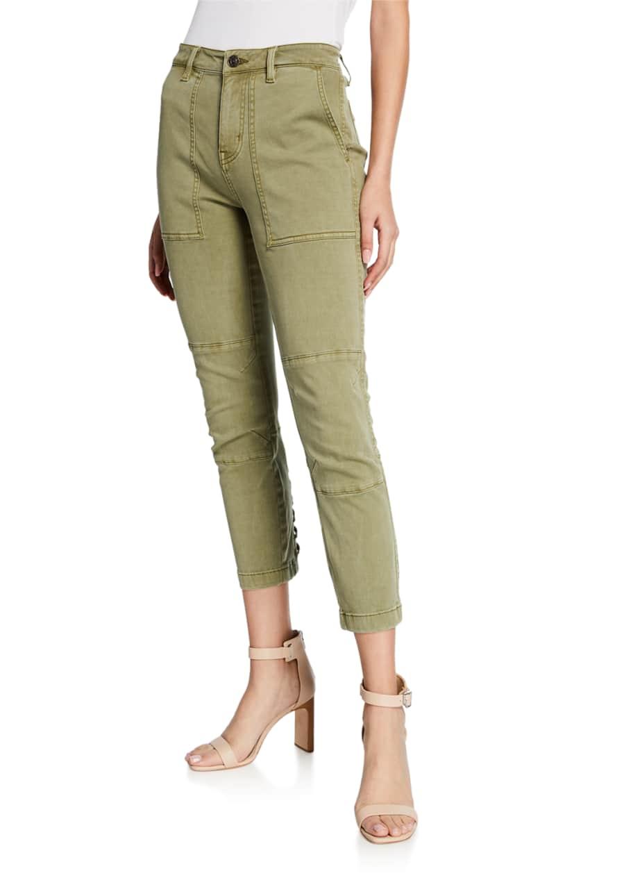 Current/Elliott The Weslan Lace-Up Ankle Cargo Pants - Bergdorf Goodman