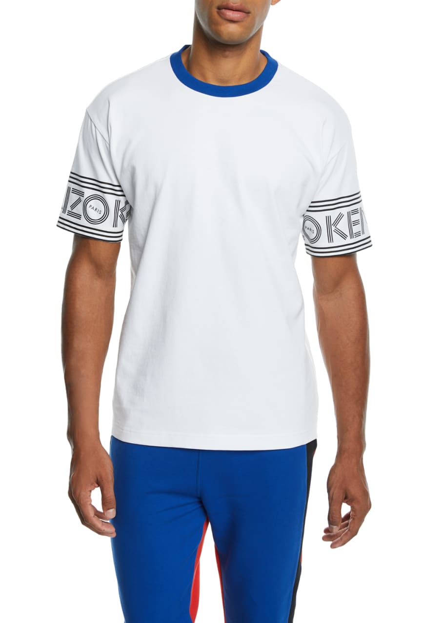 Image 1 of 1: Men's E Sport Logo-Trim T-Shirt