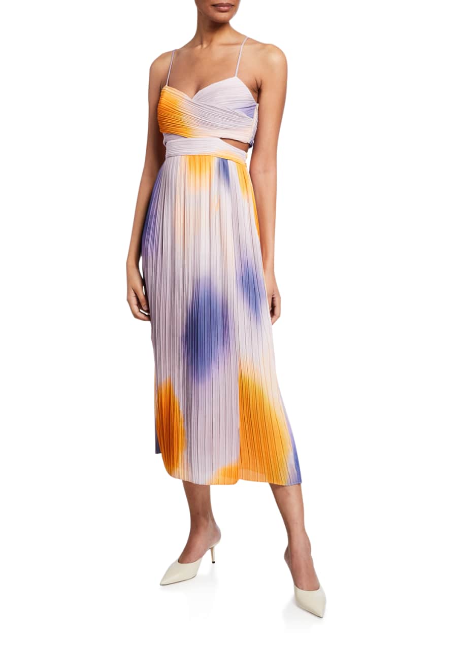 Alc sienna pleated dress sale
