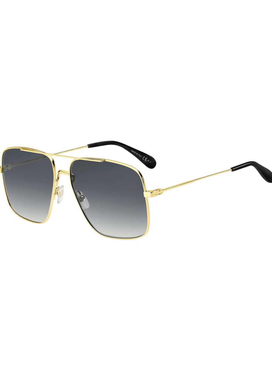 Givenchy Men's Metal Aviator Sunglasses Bergdorf Goodman