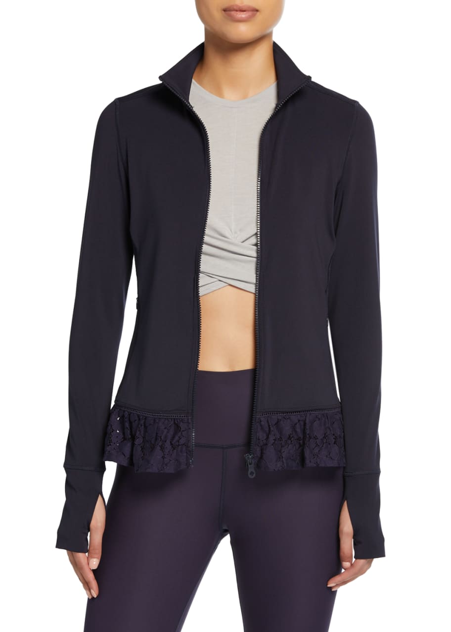 Kate spade ruffle online jacket